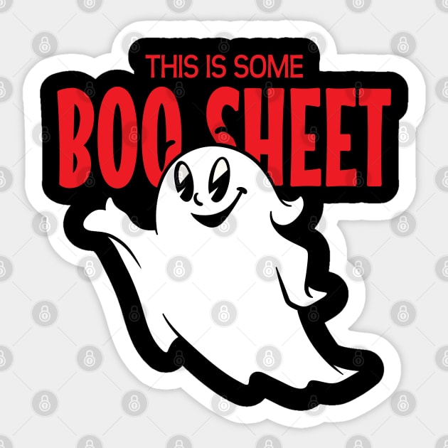 This Is Some Boo Sheet Sticker by graphictone